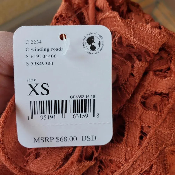 NWT Free People Adella Winding Road Cami Tank Top Size XS - Picture 6 of 13